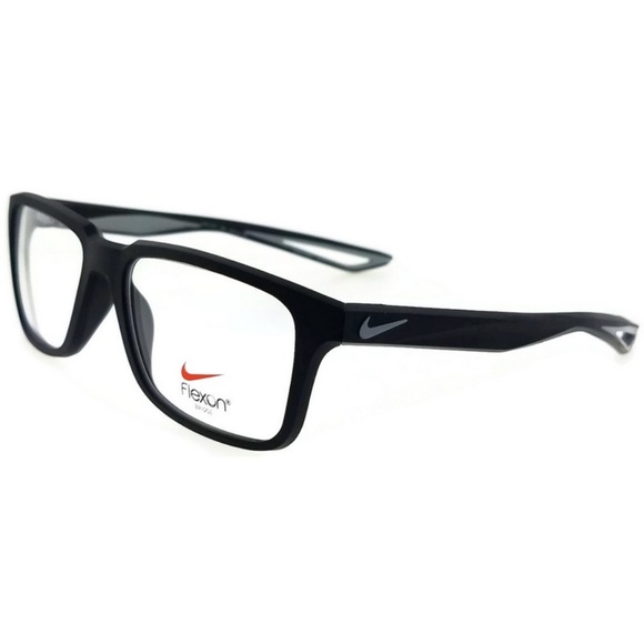 4279-004-54 Mens Black Frame Clear Lens Eyeglasses - Picture 2 of 4